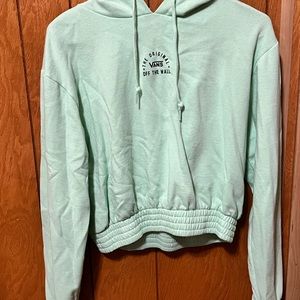 vans cropped hoodie
